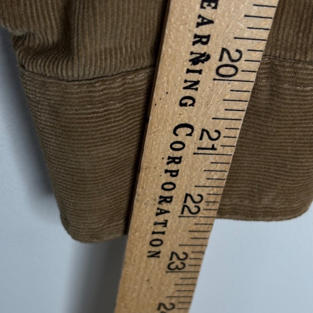 VTG 90s David Brooks Corduroy Bomber Jacket 6 Flannel Lined Harrington Old Money - Picture 11 of 12